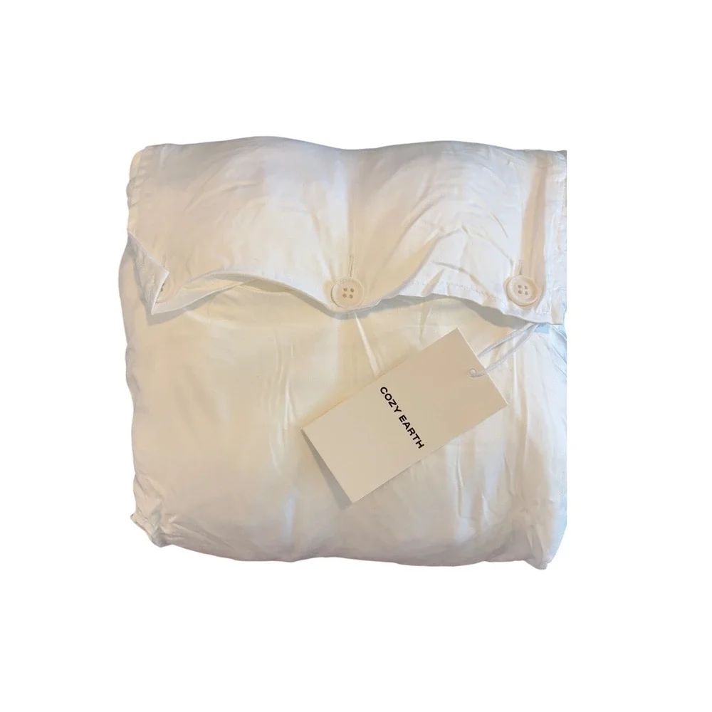 Cozy Earth White Queen 100% Bamboo Sheet Set